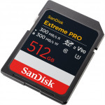 SanDisk Extreme PRO, 512 GB SD UHS-II (V90)