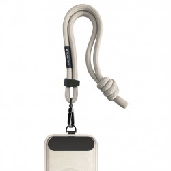 Black Rock Universal Wrist Band Lanyard, šnúrka/ pútko na mobil, s karabínkou, 25 cm, piesková