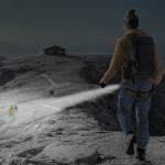 Hama FLX350, LED baterka, hliníková, 350 lm / 230 m, 4 režimy+SOS, IP44, zoom, karabínka, batérie