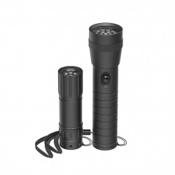 Hama FL-DUO, LED baterky, hliníkové, 25 lm/ 60 lm, pútko na ruku, vr. batérií, set 2 ks