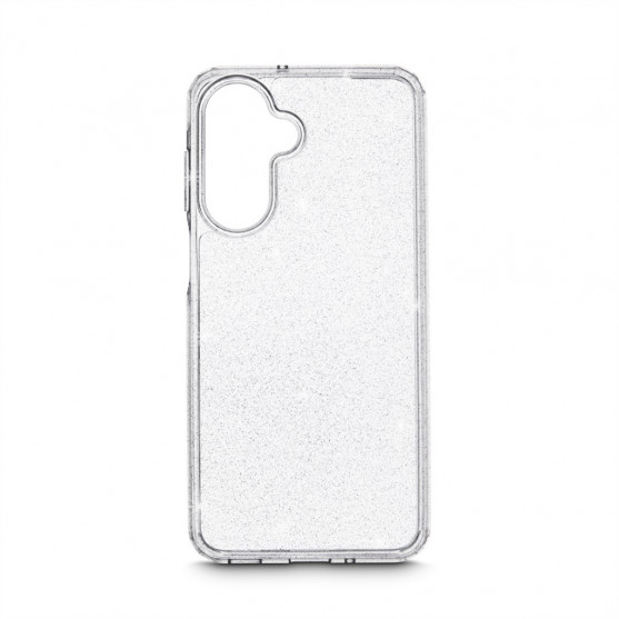 White Diamonds Glitter Case, kryt pre Samsung Galaxy A17/A17 5G, priehľadný s trblietkami