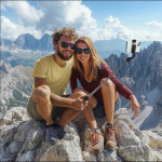 Hama Fancy Stand 70 II, selfie tyčka a statív pre telefón, Bluetooth diaľková spúšť