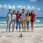 Hama Fancy Stand 70 II, selfie tyčka a statív pre telefón, Bluetooth diaľková spúšť