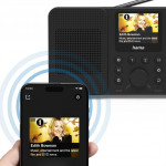 Hama digitálne a internetové rádio DIR10, DAB+/DAB+/FM/Bluetooth/Rx/App ovládanie