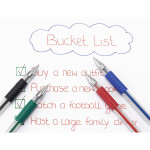 Hama gélové guľôčkové pero Basic - set 4 farieb (modrá/ zelená/ červená/ čierna)