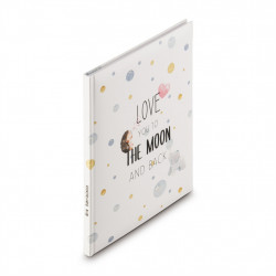 Denník bábätka TO THE MOON 22x29 cm, 46 strán (v nemčine)