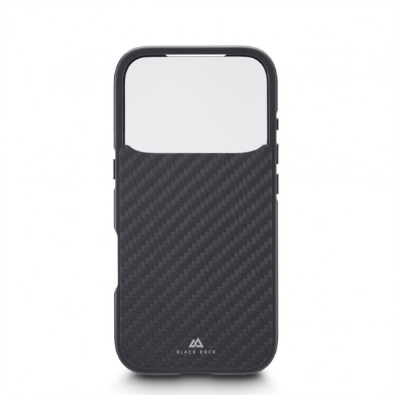 Black Rock 360° Glass, kryt pre Apple iPhone 17 Pro, sklenený, predný + zadný diel, karbónová úprava