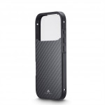 Black Rock 360° Glass, kryt pre Apple iPhone 17 Pro, sklenený, predný + zadný diel, karbónová úprava