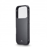 Black Rock 360° Glass, kryt pre Apple iPhone 17 Pro, sklenený, predný + zadný diel, karbónová úprava