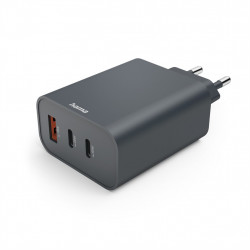 Hama rýchla USB nabíjačka 2x USB-C + USB-A, PD/QC, 65 W, Ecosential