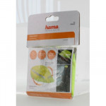 Hama reflexný návlek na cyklistickú/ športovú prilbu, univerzálna veľkosť S-L, neónovo žltý