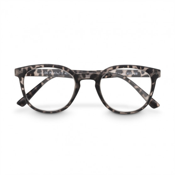 Hama pomôcka na čítanie, recyklovaný plast, hnedá matná, +2,5 dpt