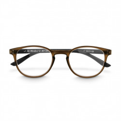 Hama pomôcka na čítanie, recyklovaný plast, transparentná hnedá/čierna matná +3,0 dpt