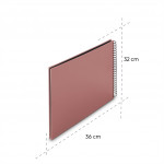 Hama album klasický špirálový FINE ART 36x32 cm, 50 strán, terra, čierne listy