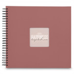 Hama album klasický špirálový FINE ART 36x32 cm, 50 strán, terra, čierne listy