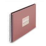 Hama album klasický špirálový FINE ART 36x32 cm, 50 strán, terra, čierne listy